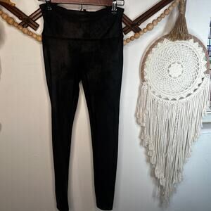 Spanx Faux Leather Black Leggings